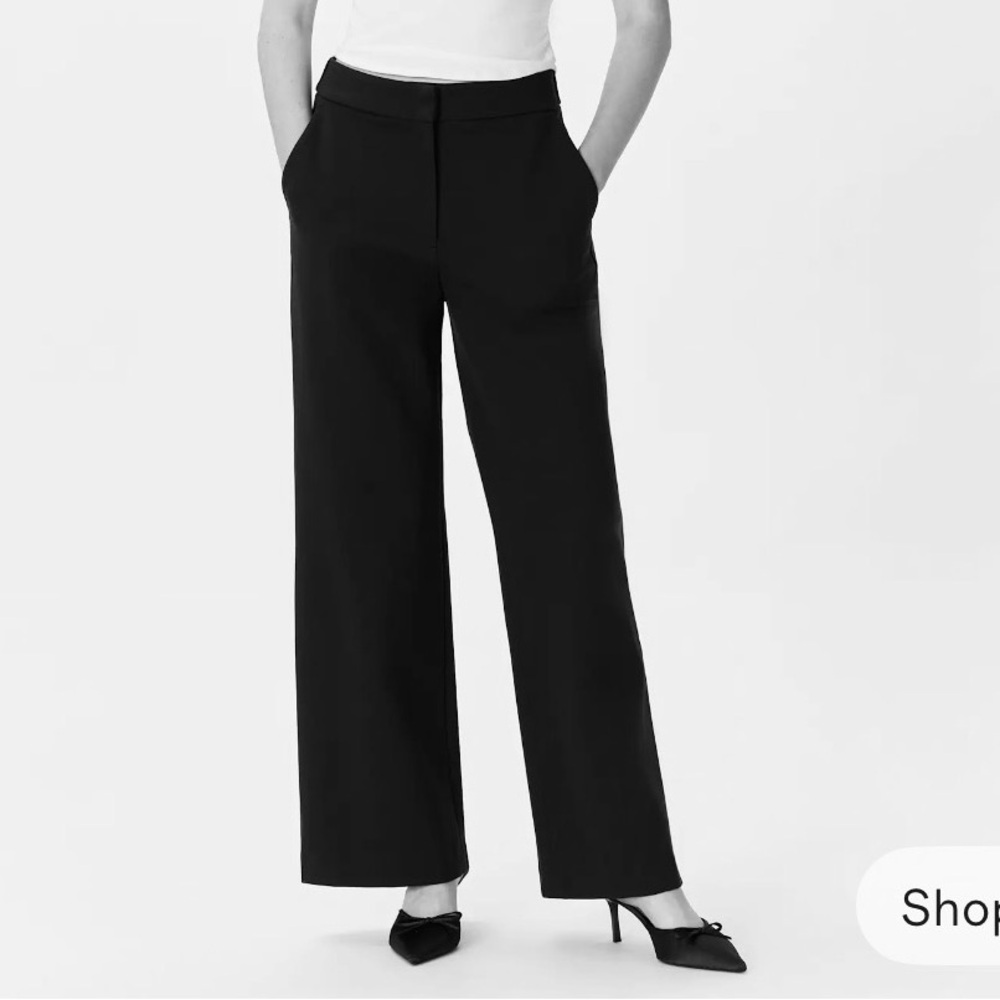 Quince Ultra-Stretch Ponte Trouser (Women’s Size 6, 30” inseam)